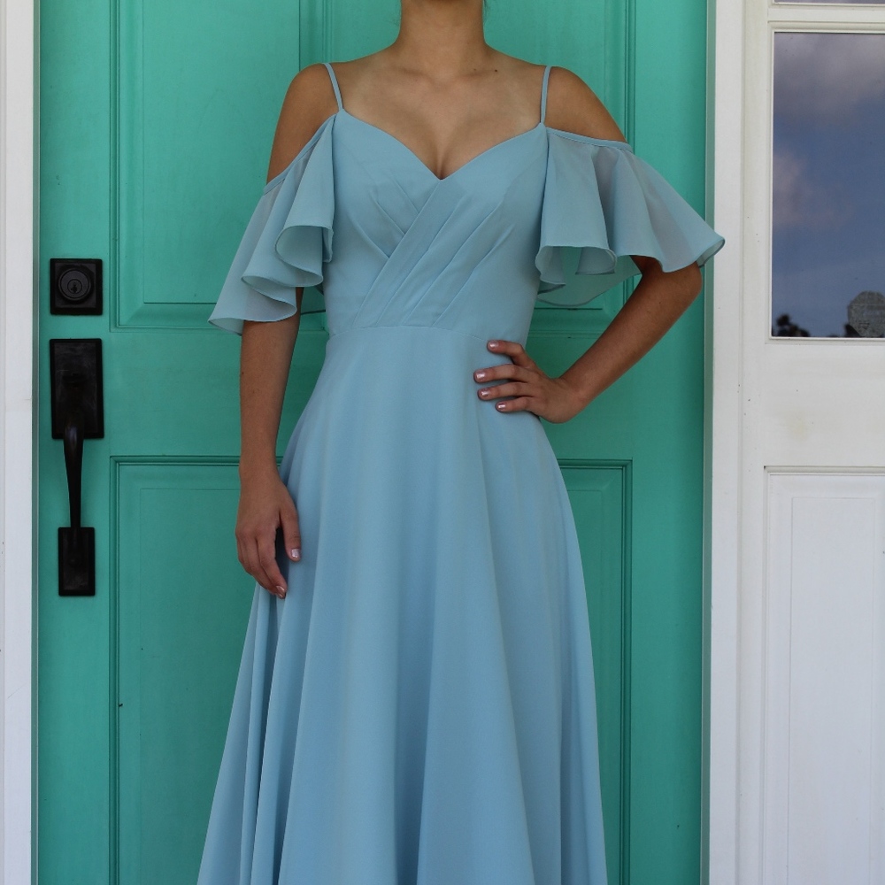 Light Blue Bridesmaid/Prom Dress